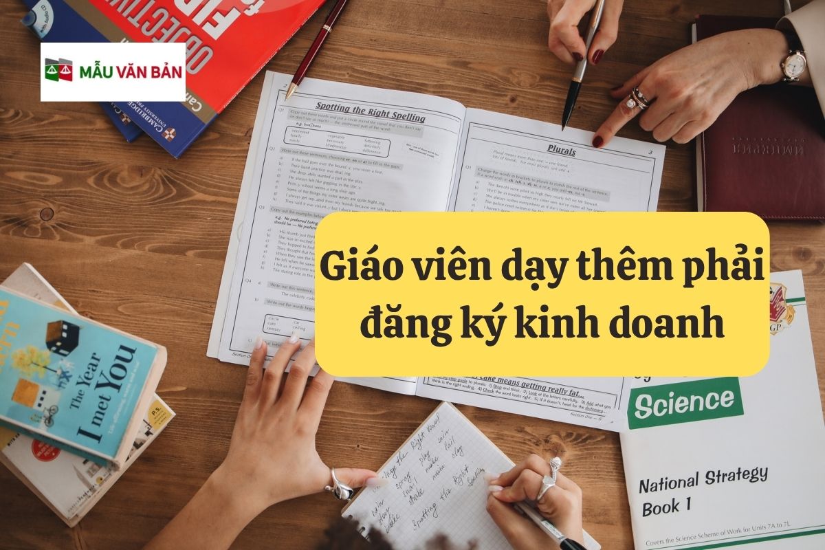 29.5.3 Giáo viên dạy thêm phải đăng ký kinh doanh.jpg