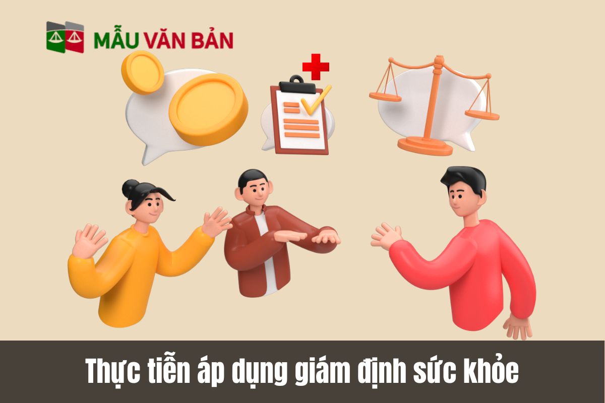 Các trường hợp thực tiễn áp dụng giám định sức khỏe