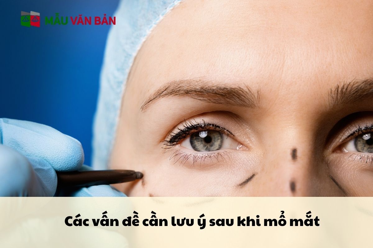 Các vấn đề cần lưu ý sau khi mổ mắt.jpg