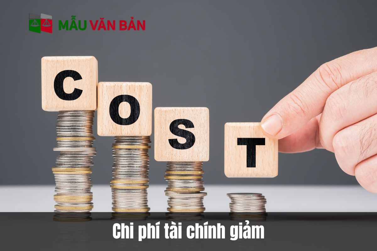 Chi phí tài chính giảm phản ánh gì?