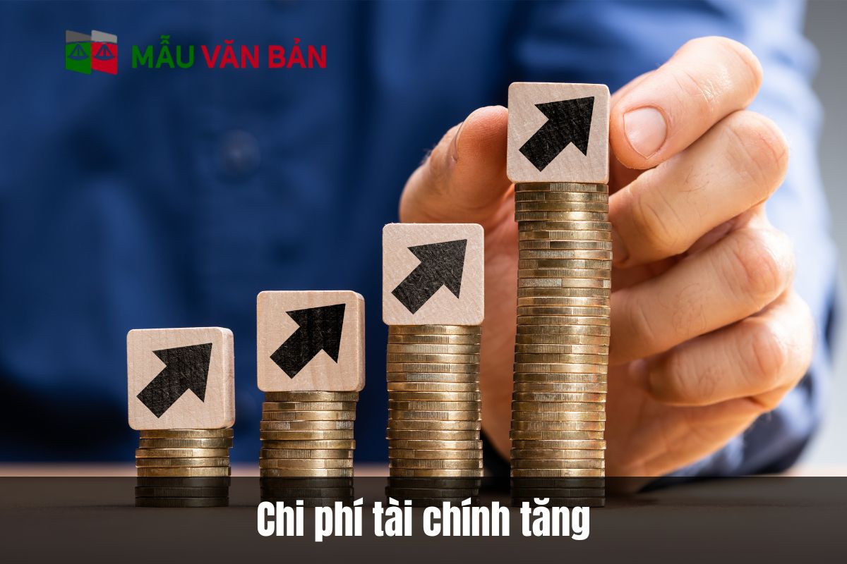 Chi phí tài chính tăng nói lên điều gì?