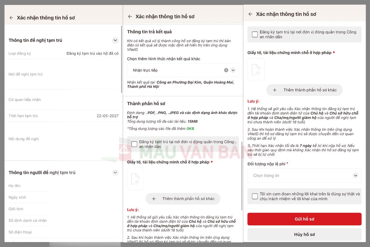 Đăng ký thường trú qua VNeID 3