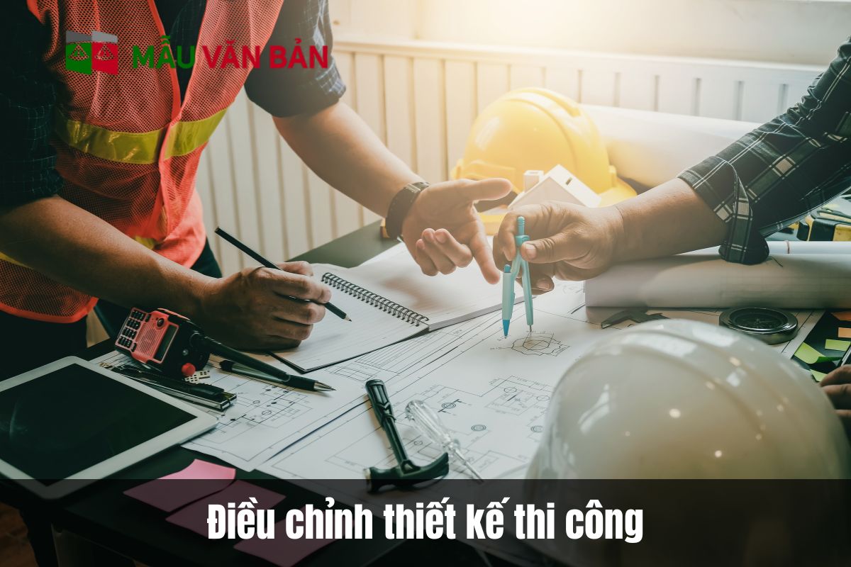 Khái niệm và ý nghĩa của điều chỉnh thiết kế bản vẽ thi công
