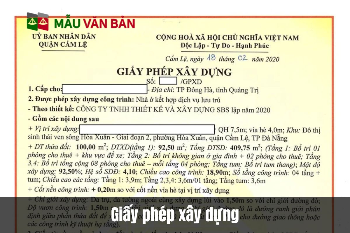 Giấy phép xây dựng là gì?