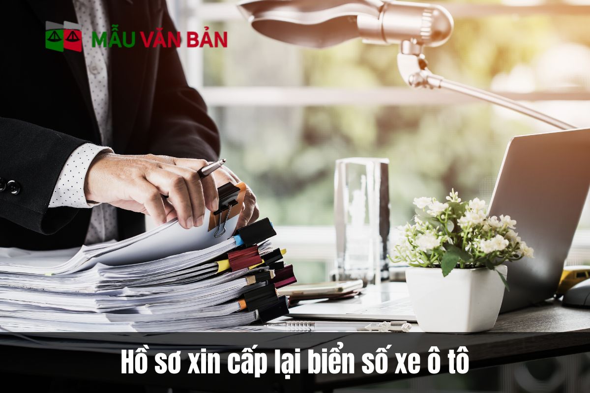 Hồ sơ xin cấp lại biển số xe ô tô