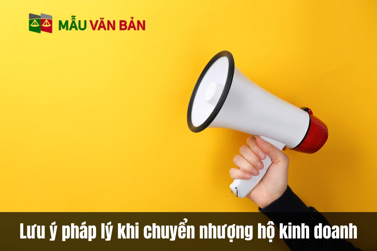 Lưu ý pháp lý khi chuyển nhượng hộ kinh doanh