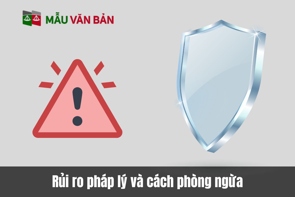 Rủi ro pháp lý và cách phòng ngừa