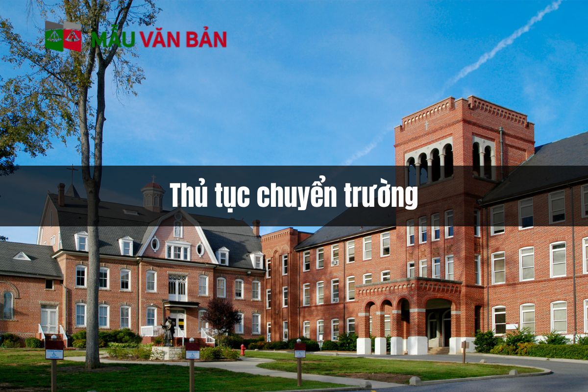 Thủ tục chuyển trường