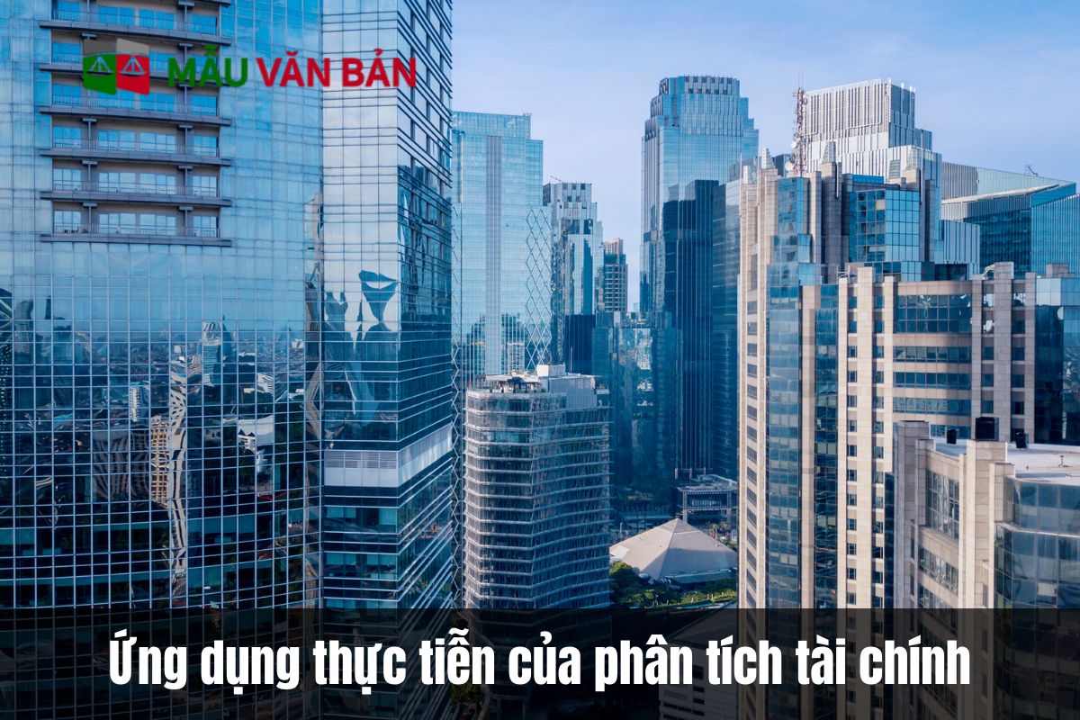 Ứng dụng thực tiễn của phân tích tài chính