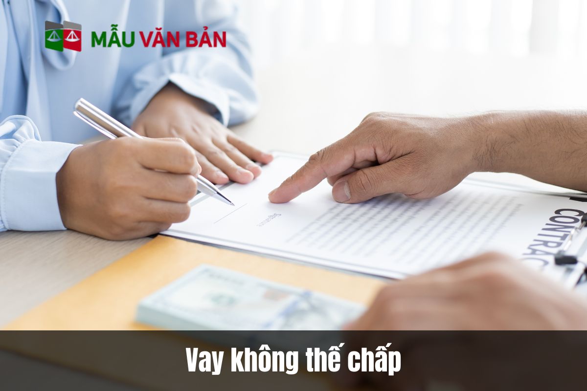 Vay không thế chấp là gì?